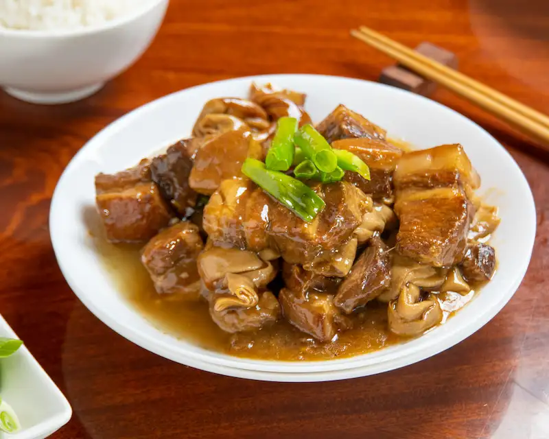 Braised Pork w Bean Curd Sheet